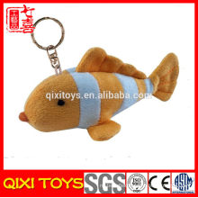 Wholesale Sea Animal Plush Toy Stuffed Soft Plush Fish Keychain